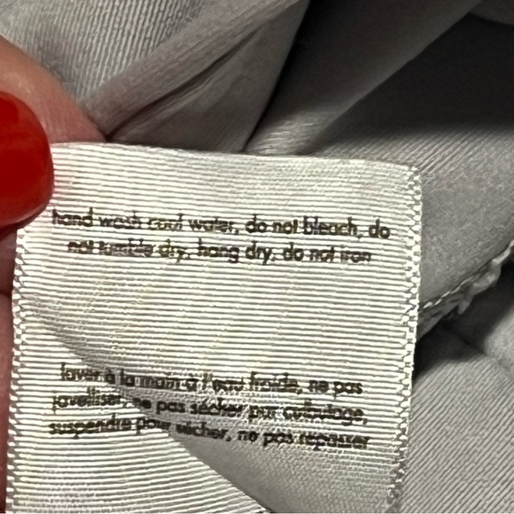 We Wore What light grey leggings with mock lace up detail, size S/P NWOT - Picture 10 of 12